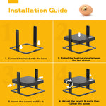 Chick Brooder Heating Plate | Adjustable Height & Angle for Energy-Efficient Warmth 3