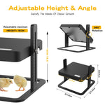 Chick Brooder Heating Plate | Adjustable Height & Angle for Energy-Efficient Warmth 6