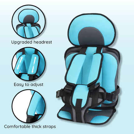 Car Seat Cushion for Kids 0 to 12 Years with 5 Point Safety Strap – image 16