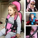 Tuzwa Kids Car Seat Booster Cushion – Lightweight Adjustable Height Travel Seat Pad with Soft Breathable Comfort for Children