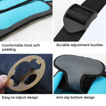 Tuzwa Kids Car Seat Booster Cushion – Lightweight Adjustable Height Travel Seat Pad with Soft Breathable Comfort for Children