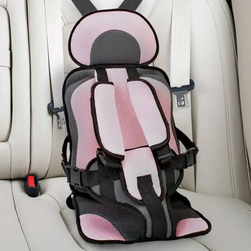Tuzwa Kids Car Seat Booster Cushion – Lightweight Adjustable Height Travel Seat Pad with Soft Breathable Comfort for Children