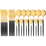 ChopNook | Pink Stainless Steel Flatware Set with Ergonomic Design | Stylish Cutlery for Elegant Dining 7