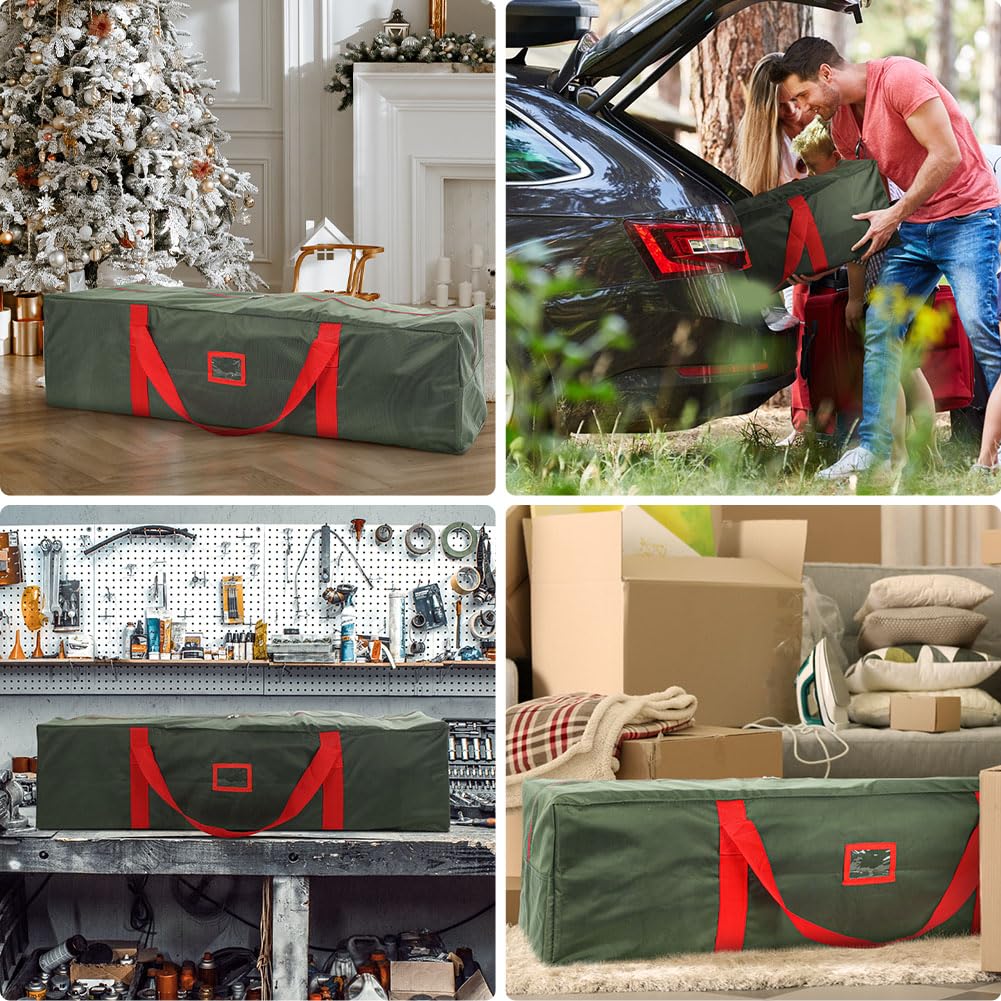 Christmas Tree Storage Bag | Heavy-Duty Waterproof Oxford Case for Easy Holiday Protection 4