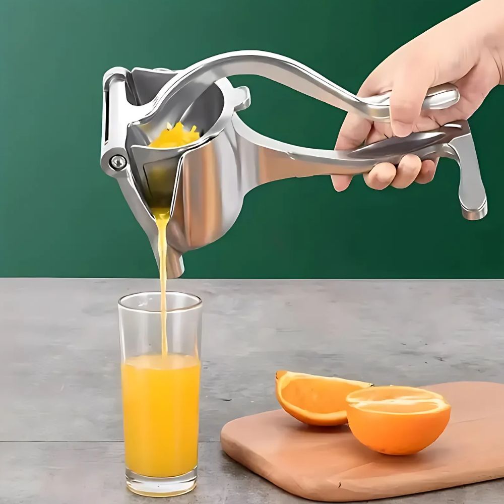 Citrus Juicer | Manual Metal Press with Non-Slip Base for Effortless Juice Extraction 0