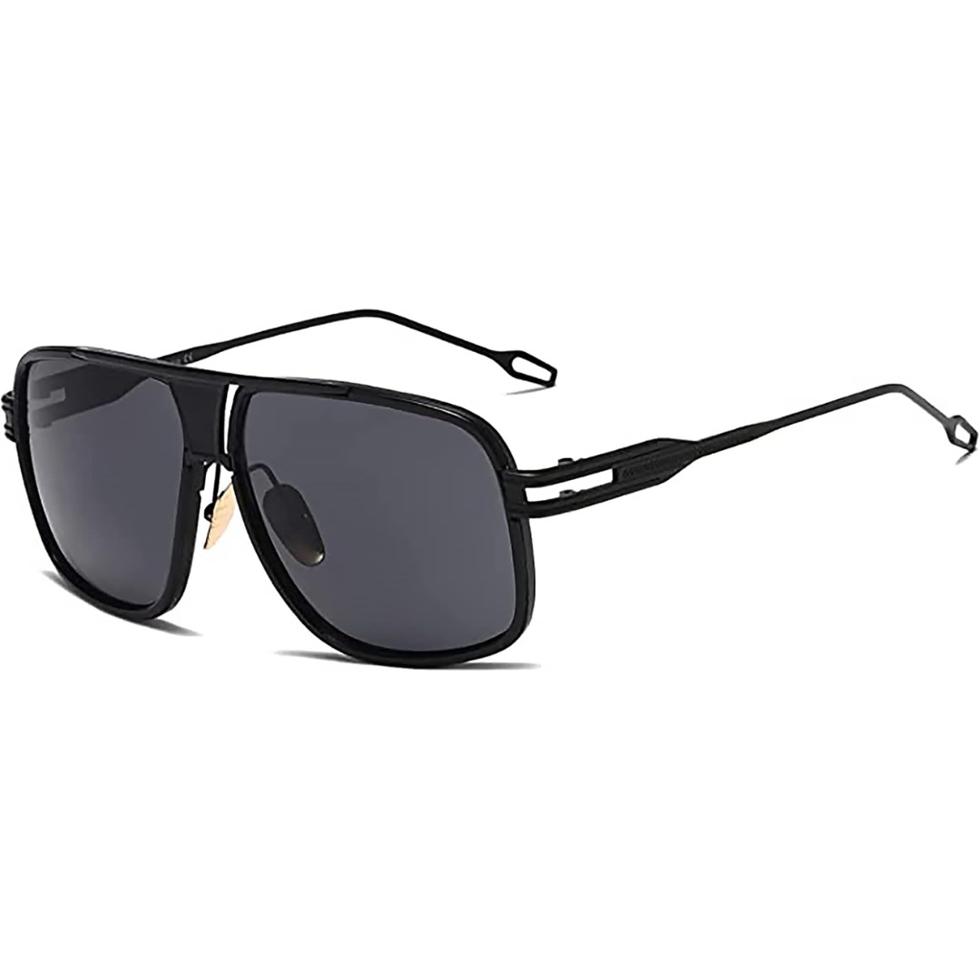Classic Aviator Sunglasses for Men with 100% UV Protection | Lightweight Alloy Frame for All-Day Comfort 0