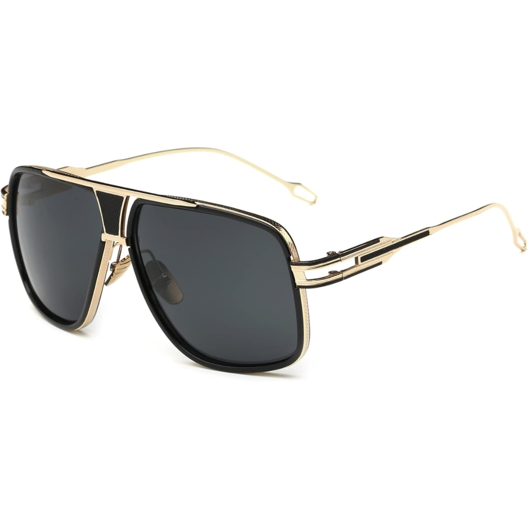 Classic Aviator Sunglasses for Men with 100% UV Protection | Lightweight Alloy Frame for All-Day Comfort 4