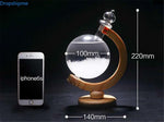 Classic Collection | Weather Barometer Storm Glass with Elegant Wooden Base | Unique Home Decor for Accurate Weather Forecasting 2