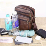 Classic Leather Shoulder Bag | Genuine Cowhide with Adjustable Strap | Versatile Design for Everyday Use 5
