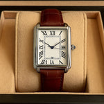 Classic Square | Men's Dress Watch with Roman Numerals & Adjustable Strap | Elegant Timepiece for Any Occasion 5