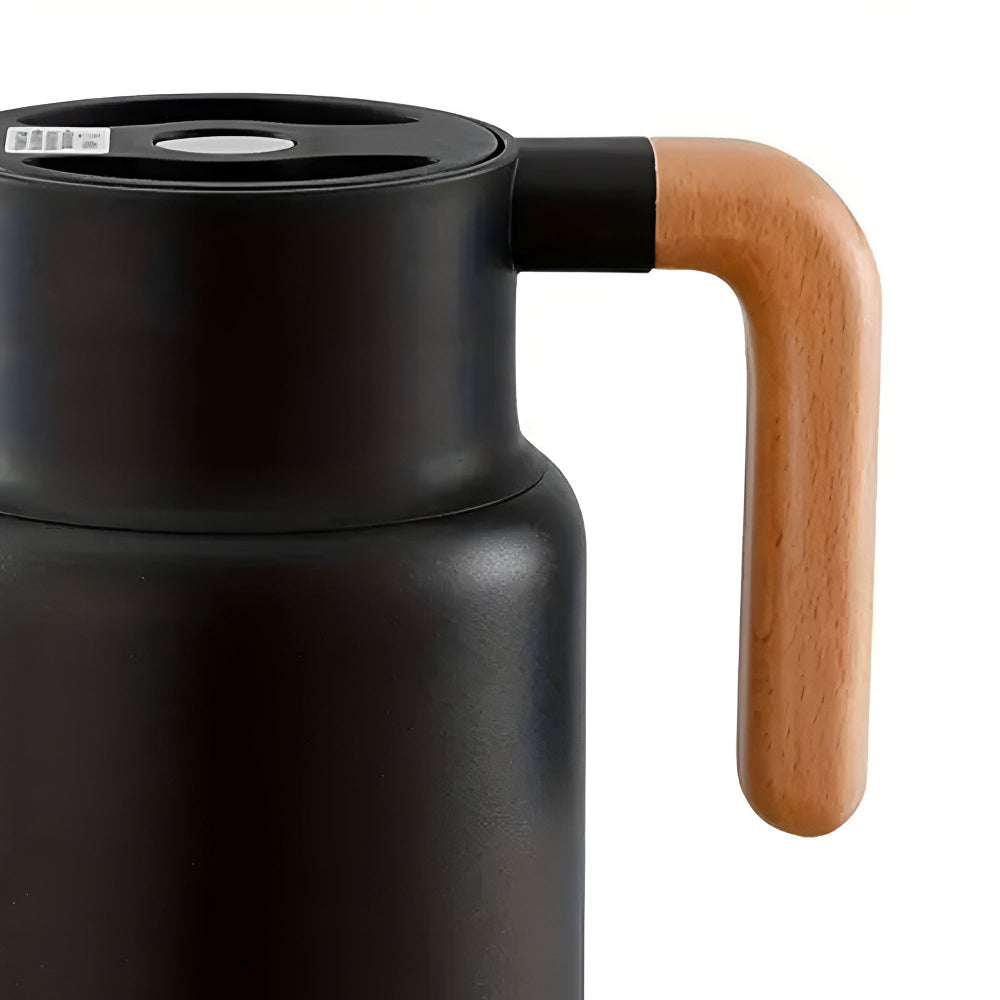 Classic Wooden Handle Carafe with Insulation | Elegant Design for Hot and Cold Drinks 8