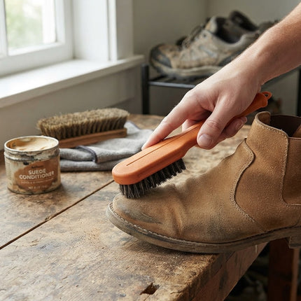 Suede Brush and Eraser for Shoes, Dual Sided Suede Cleaner with Eraser, Nubuck Brush and Shoe Brush for Boots and Bags