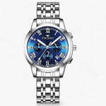 Clémence | Luxury Titanium Ladies Watch with Illuminated Dial | Water-Resistant Design for Everyday Elegance 0