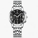 Clémence | Luxury Titanium Ladies Watch with Illuminated Dial | Water-Resistant Design for Everyday Elegance 6
