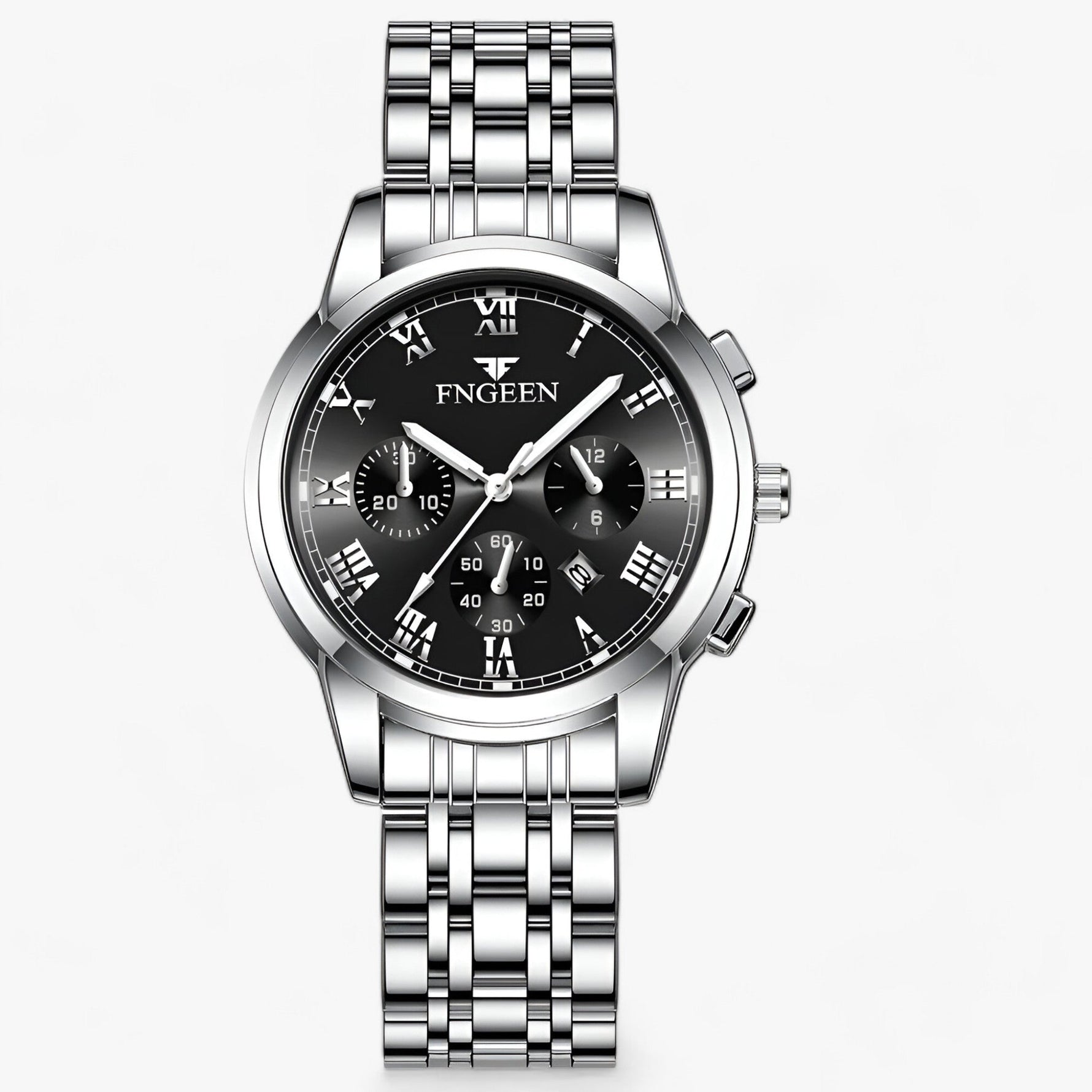 Clémence | Luxury Titanium Ladies Watch with Illuminated Dial | Water-Resistant Design for Everyday Elegance 6