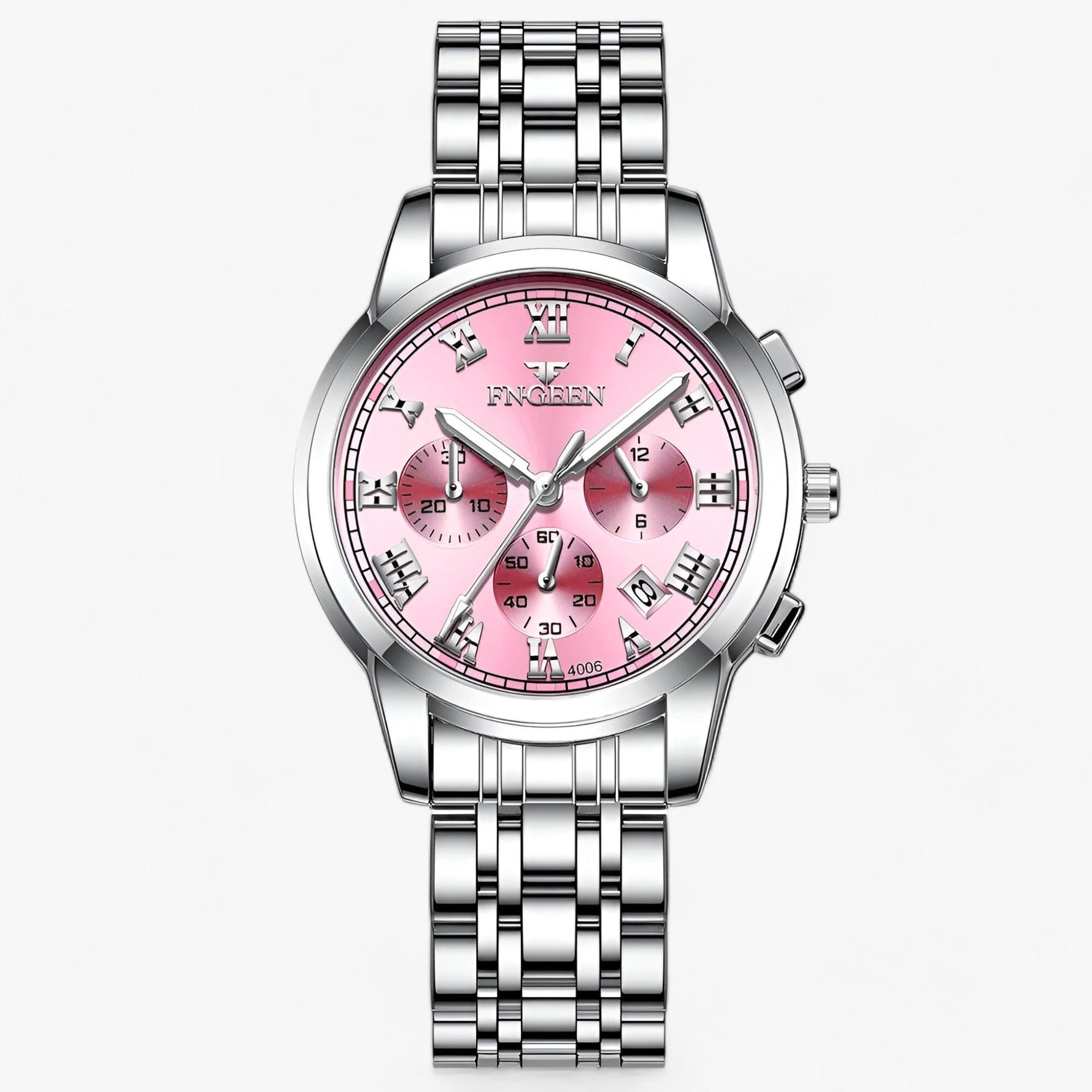 Clémence | Luxury Titanium Ladies Watch with Illuminated Dial | Water-Resistant Design for Everyday Elegance 7