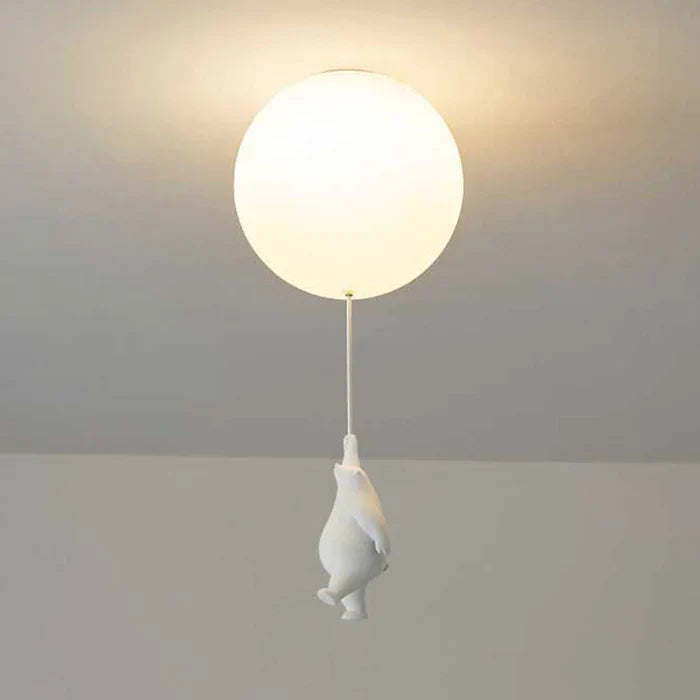 CloudBear | Children's Ceiling Lamp with Unique Bear & Balloon Design | Playful Lighting for Enchanting Spaces 0