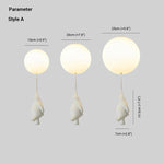 CloudBear | Children's Ceiling Lamp with Unique Bear & Balloon Design | Playful Lighting for Enchanting Spaces 5