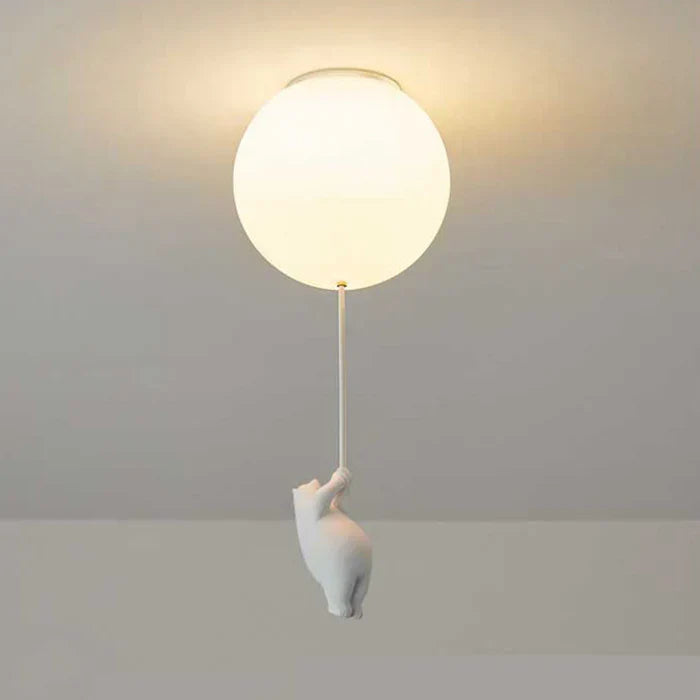 CloudBear | Children's Ceiling Lamp with Unique Bear & Balloon Design | Playful Lighting for Enchanting Spaces 9