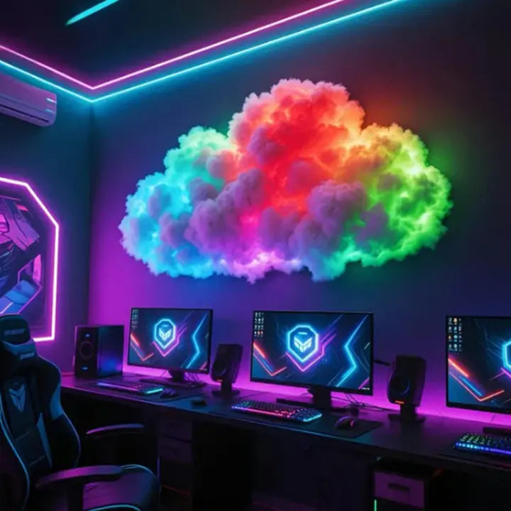 Cloud LED Light | App-Controlled RGB Mood Lamp with Customizable Design for Relaxing Ambience 5