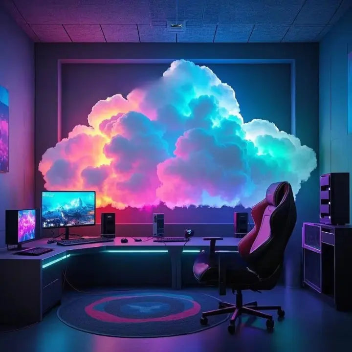 Cloud LED Light | App-Controlled RGB Mood Lamp with Customizable Design for Relaxing Ambience 6