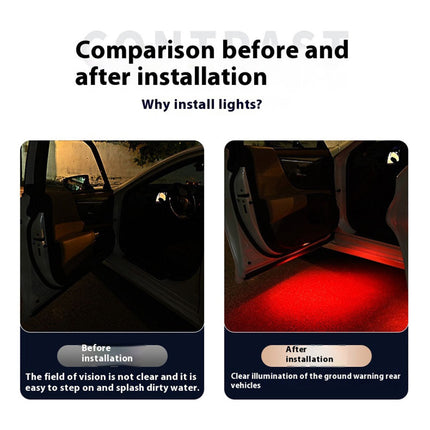 Car Door Lights Projector, Magnetic Door Lights with 8 Ultra Bright LEDs That Illuminate the Ground – image 6