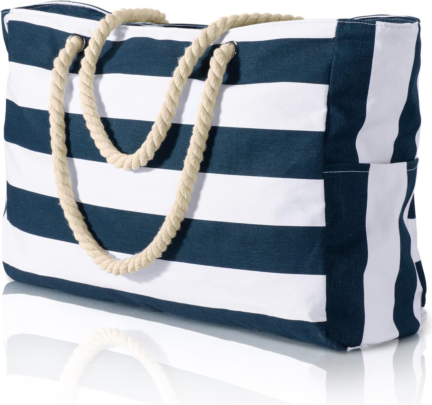 Coastal Adventure | Oversized Beach Tote with Waterproof Design | Spacious & Lightweight for All Your Essentials 12