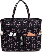 Coastal Collection | Large Beach Tote Bag with Waterproof Pocket & Zipper | Versatile for Travel and Gym 12
