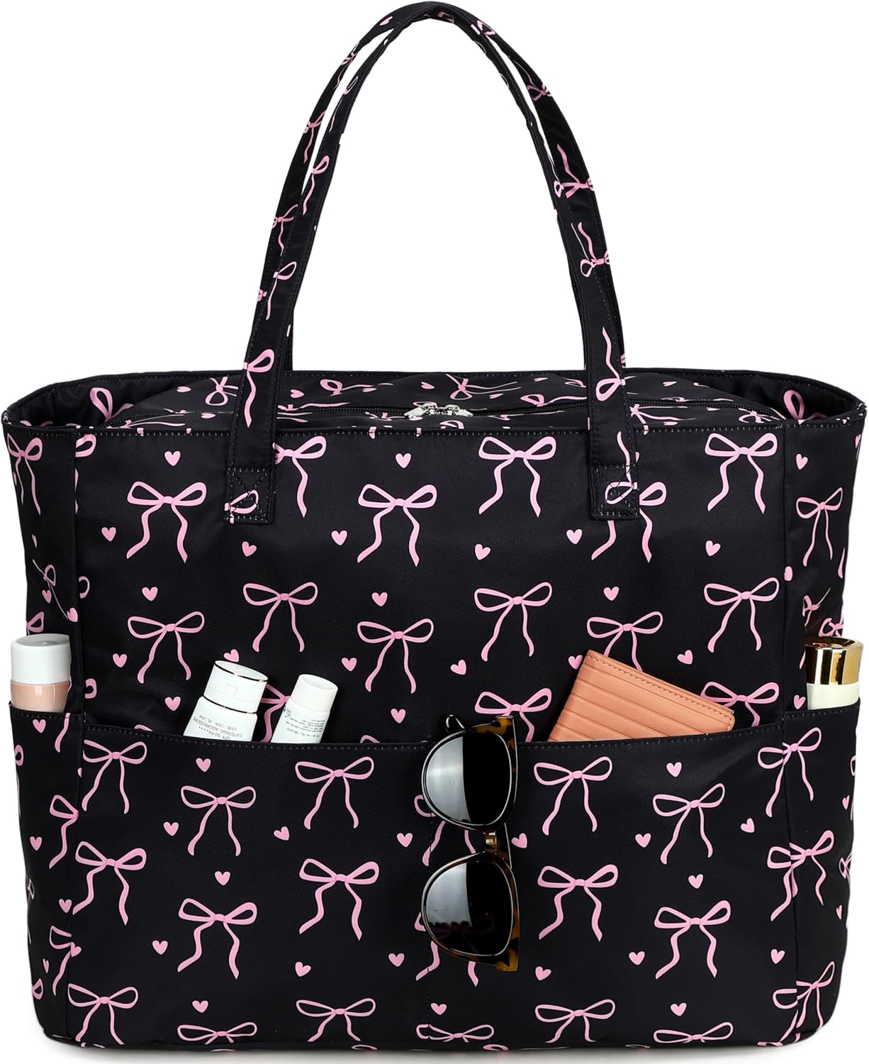 Coastal Collection | Large Beach Tote Bag with Waterproof Pocket & Zipper | Versatile for Travel and Gym 12