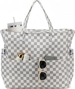 Coastal Collection | Large Beach Tote Bag with Waterproof Pocket & Zipper | Versatile for Travel and Gym 15