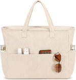 Coastal Collection | Large Beach Tote Bag with Waterproof Pocket & Zipper | Versatile for Travel and Gym 27