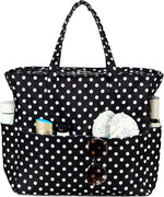 Coastal Collection | Large Beach Tote Bag with Waterproof Pocket & Zipper | Versatile for Travel and Gym 34