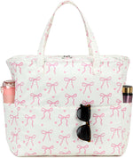 Coastal Collection | Large Beach Tote Bag with Waterproof Pocket & Zipper | Versatile for Travel and Gym 40