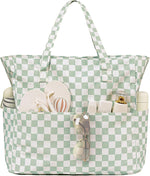 Coastal Collection | Large Beach Tote Bag with Waterproof Pocket & Zipper | Versatile for Travel and Gym 42