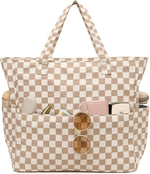 Coastal Collection | Large Beach Tote Bag with Waterproof Pocket & Zipper | Versatile for Travel and Gym 45