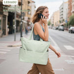 Coastal Collection | Large Beach Tote Bag with Waterproof Pocket & Zipper | Versatile for Travel and Gym 6