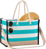 Coastal Escape | Large Waterproof Beach Tote Bag with Sandproof Design for Organized Outdoor Fun 6