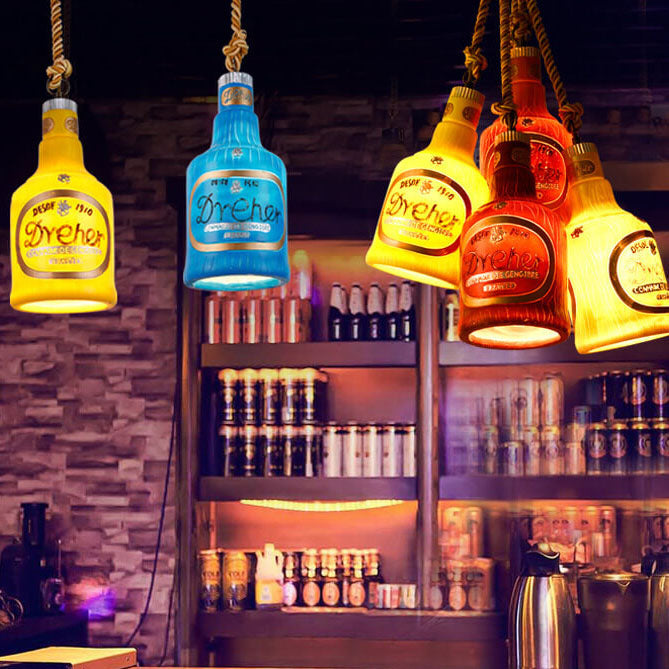 ColorSplash | Vibrant Industrial Resin Pendant Light Fixture 0