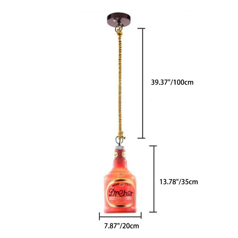 ColorSplash | Vibrant Industrial Resin Pendant Light Fixture 5