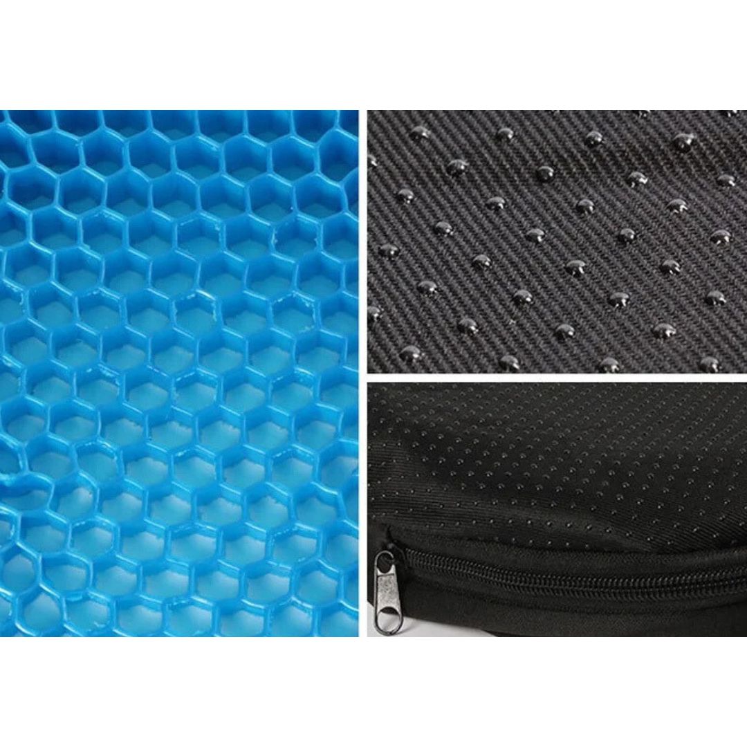 ComfortEase | Orthopedic Gel Seat Cushion with Pressure Relief | Tailbone Support for Office, Car & Wheelchair 6