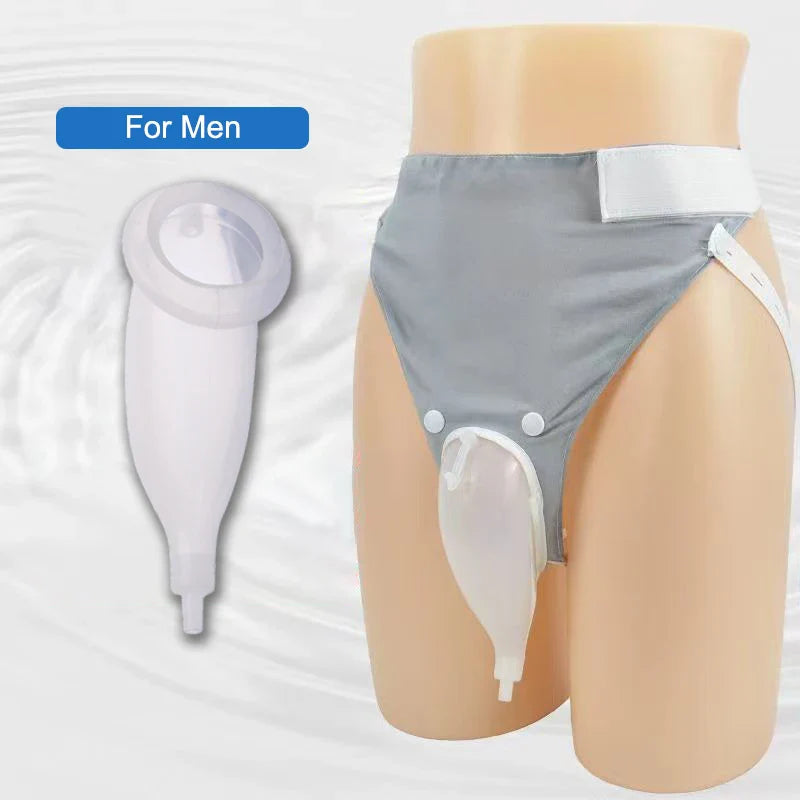 ComfortEase | Silicone Urine Collector Bag with Leak Prevention | Skin-Friendly Design for Comfort and Protection 0