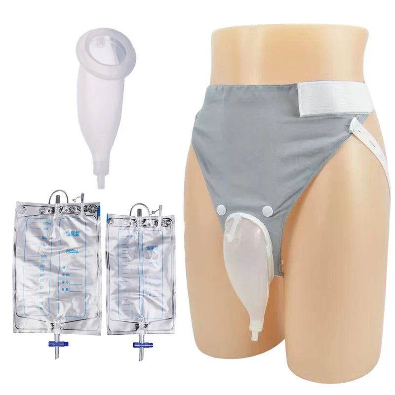 ComfortEase | Silicone Urine Collector Bag with Leak Prevention | Skin-Friendly Design for Comfort and Protection 4