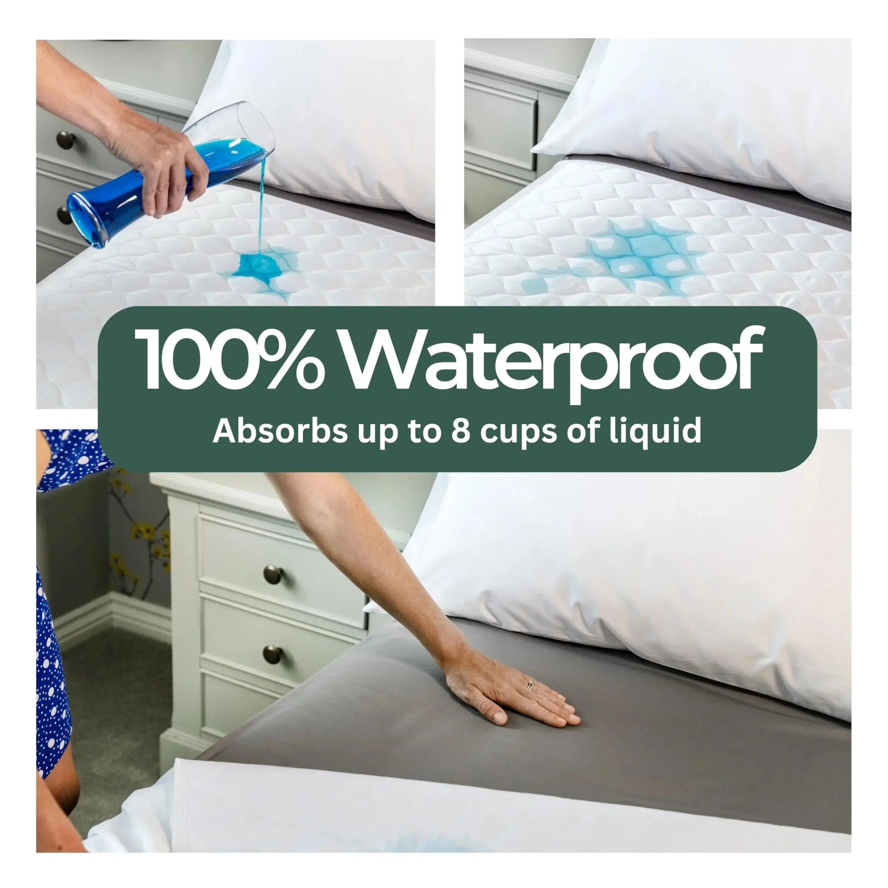 ComfortGuard | Waterproof Mattress Protector with Quilted Cushioning | Secure Fit for Comfortable Sleep 1