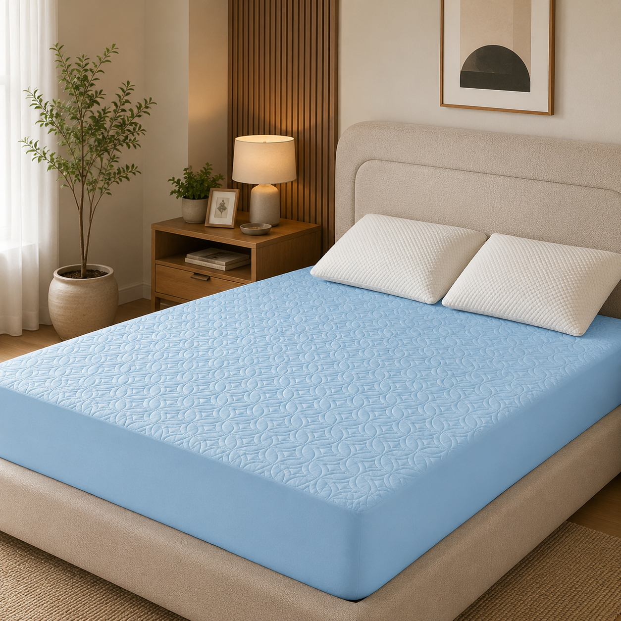 ComfortGuard | Waterproof Mattress Protector with Quilted Design | Soft Cover for Ultimate Comfort 10