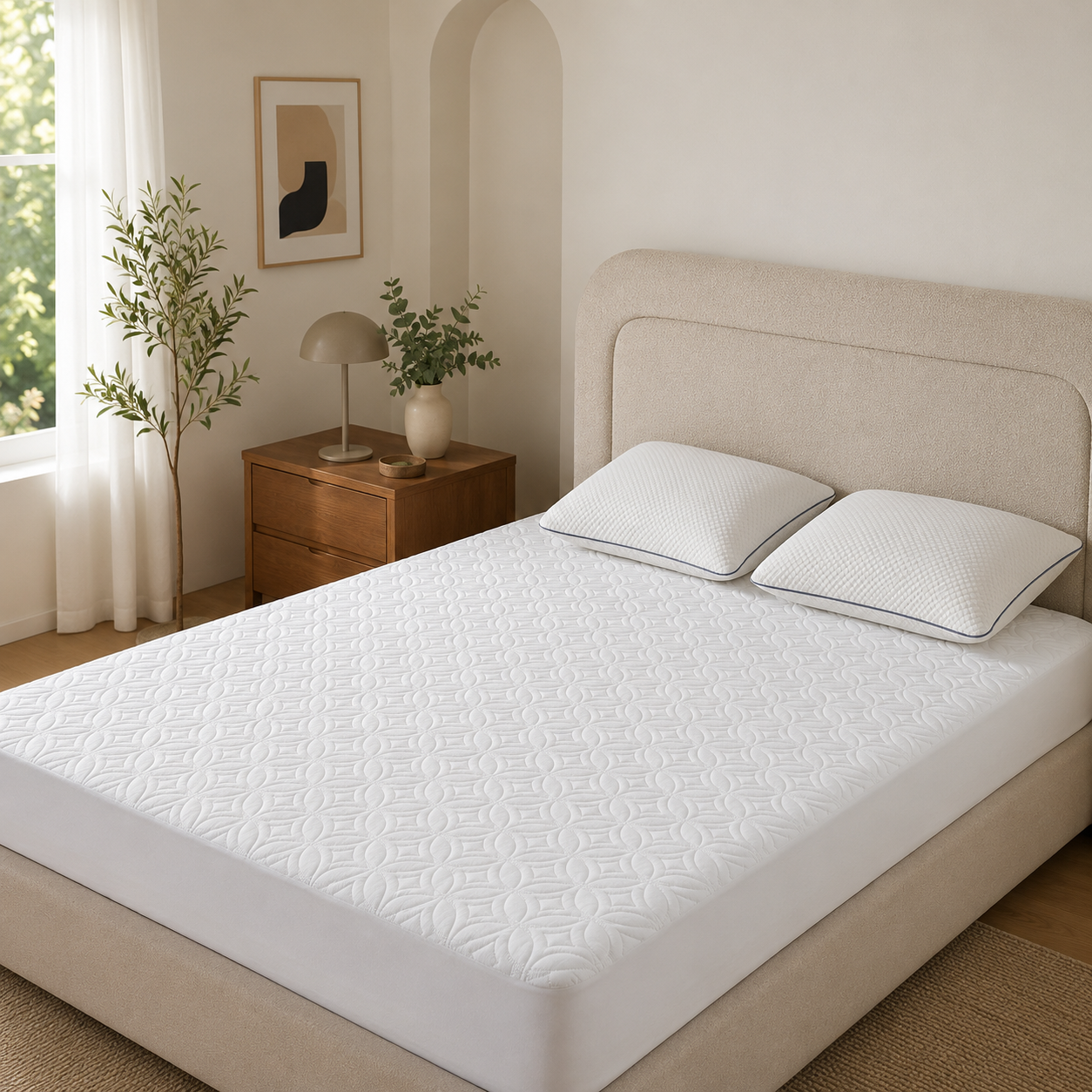 ComfortGuard | Waterproof Mattress Protector with Quilted Design | Soft Cover for Ultimate Comfort 7