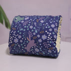 Dark blue rabbits and foxes / 25*23