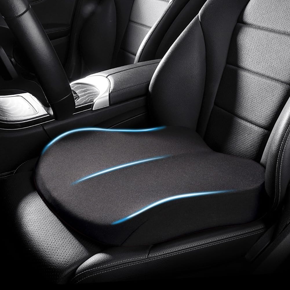 Comfort Boost | Car Seat Cushion with Memory Foam & Ergonomic Design | Enhanced Comfort for Daily Commutes 0