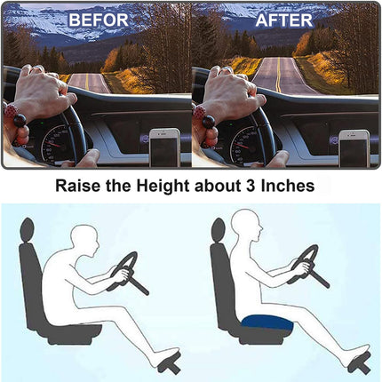 Comfort Boost | Car Seat Cushion with Memory Foam & Ergonomic Design | Enhanced Comfort for Daily Commutes 2
