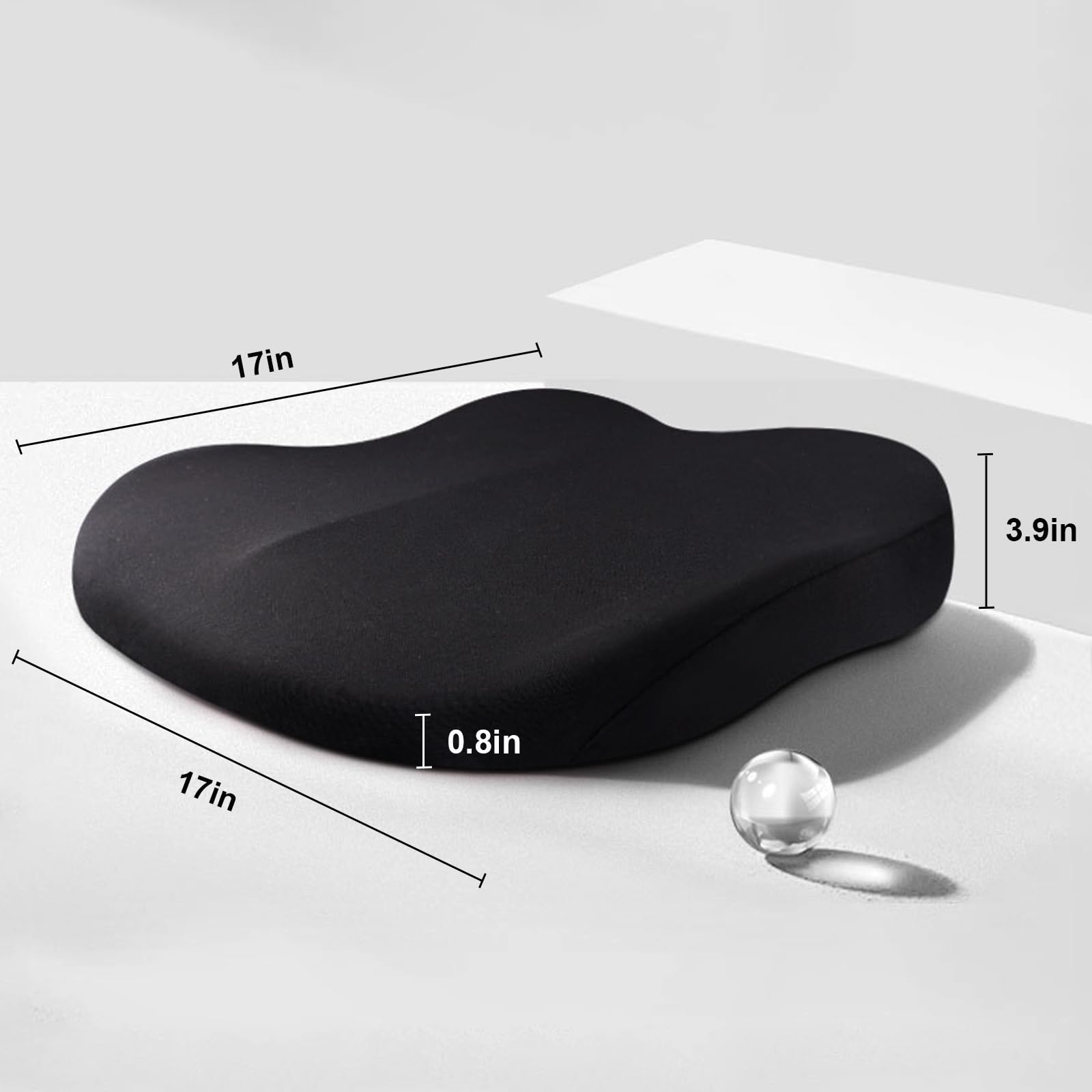 Comfort Boost | Car Seat Cushion with Memory Foam & Ergonomic Design | Enhanced Comfort for Daily Commutes 5