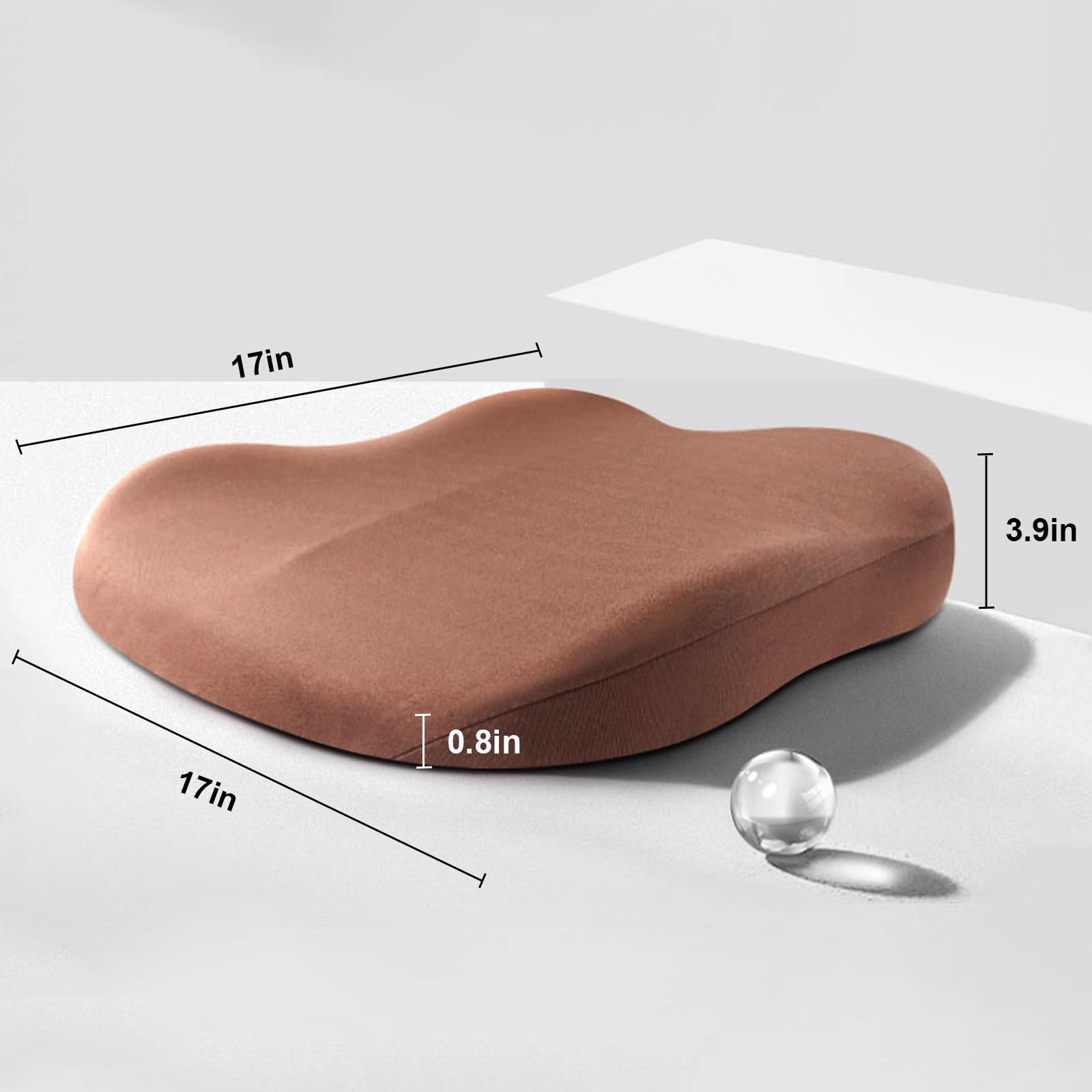 Comfort Boost | Car Seat Cushion with Memory Foam & Ergonomic Design | Enhanced Comfort for Daily Commutes 8